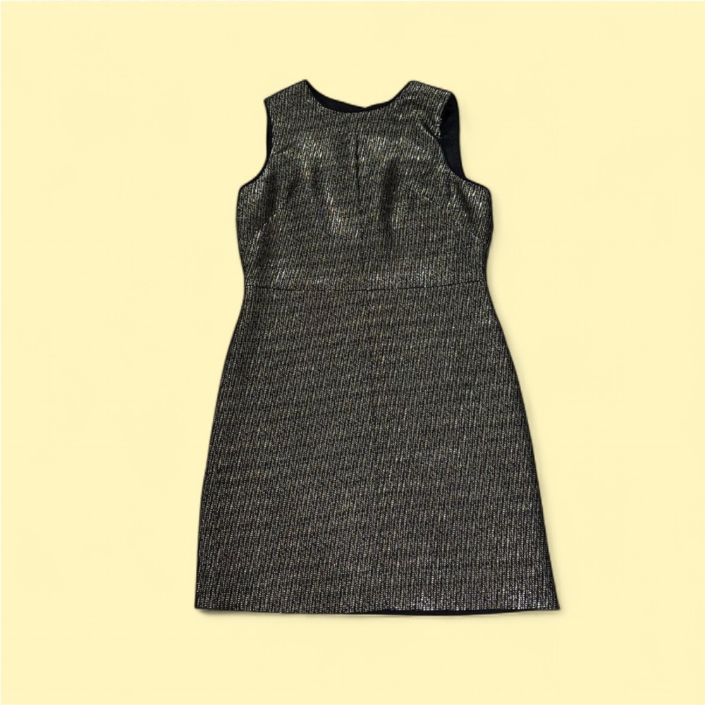 Milly Minis Black and Gold Mini Dress